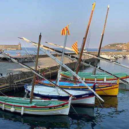 66b - Beautiful Flat 800m From The Sea With Private Parking Lägenhet Collioure