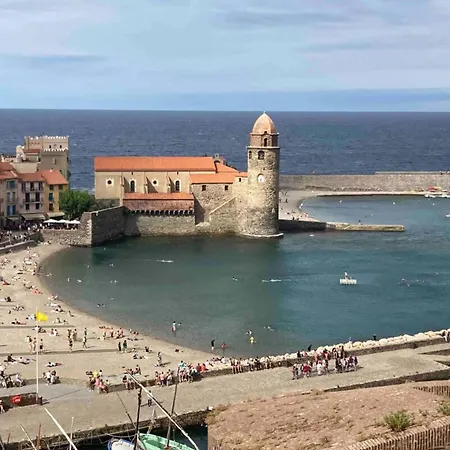 66b - Beautiful Flat 800m From The Sea With Private Parking Collioure